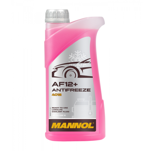 MANNOL Antifreeze AF12+ (-40 °C) Longlife 4012 1L