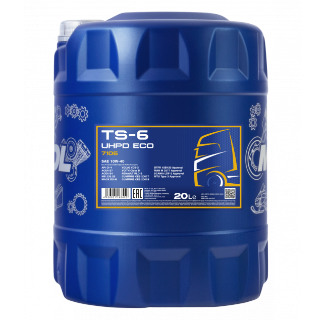 MANNOL TS-6 UHPD 10W-40 Eco 7106 20L