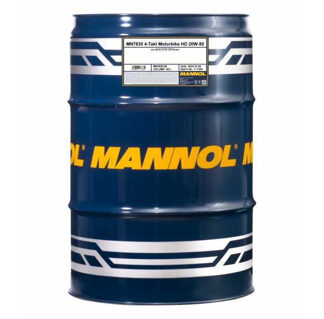 MANNOL 4-Takt Motorbike HD 20W-50 7830-60L