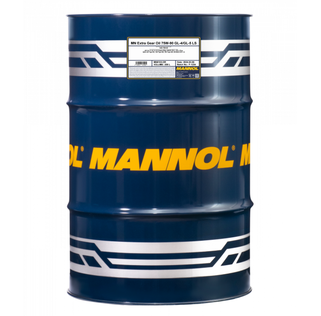 MANNOL Extra Gear Oil 75W-90 GL-4/GL-5 LS 8103-208L