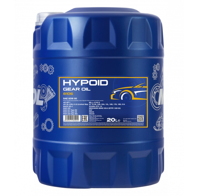MANNOL Hypoid 80W-90 GL-4/GL-5 LS 8106-20L