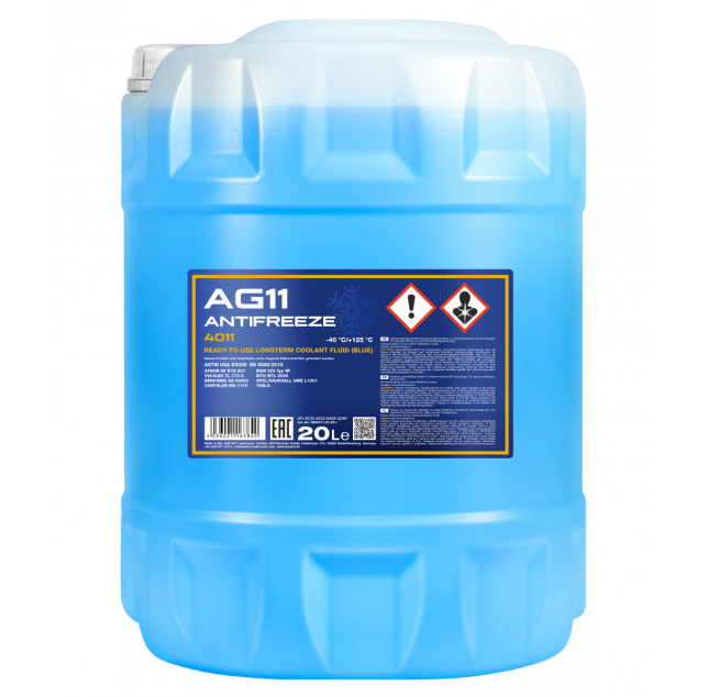 MANNOL Antifreeze AG11 (-40 °C) Longterm 4011 20L